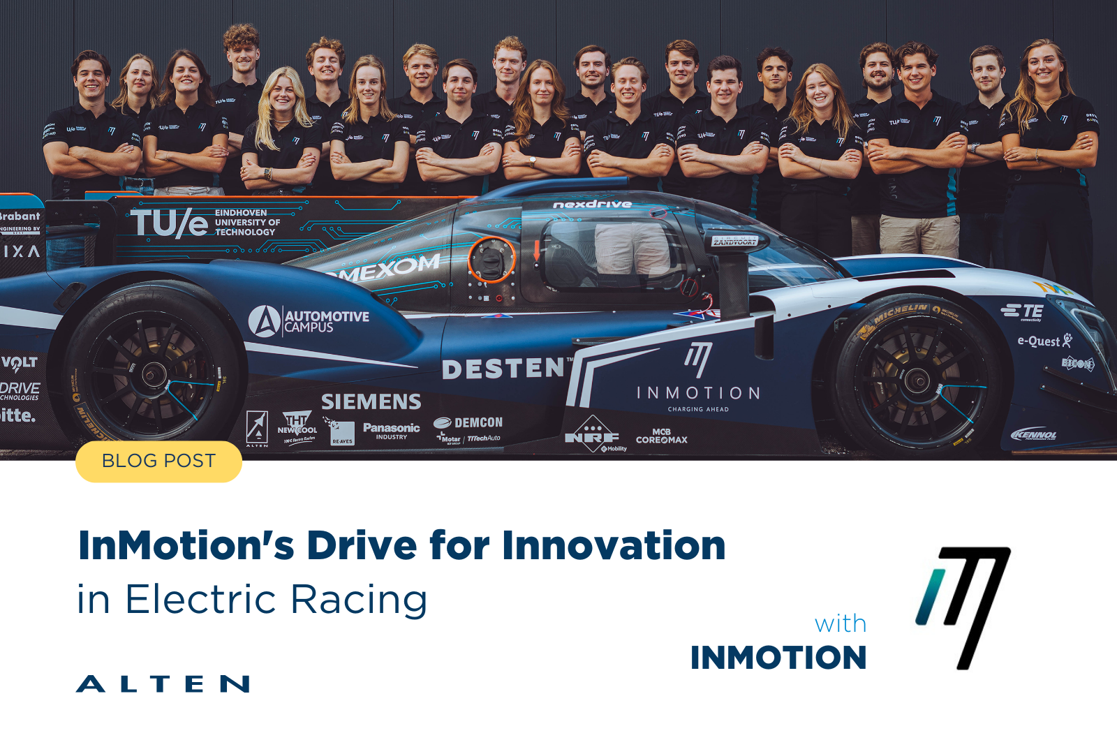 Newark Inmotion InMotion's Drive for Innovation in Electric Racing - Alten Netherlands